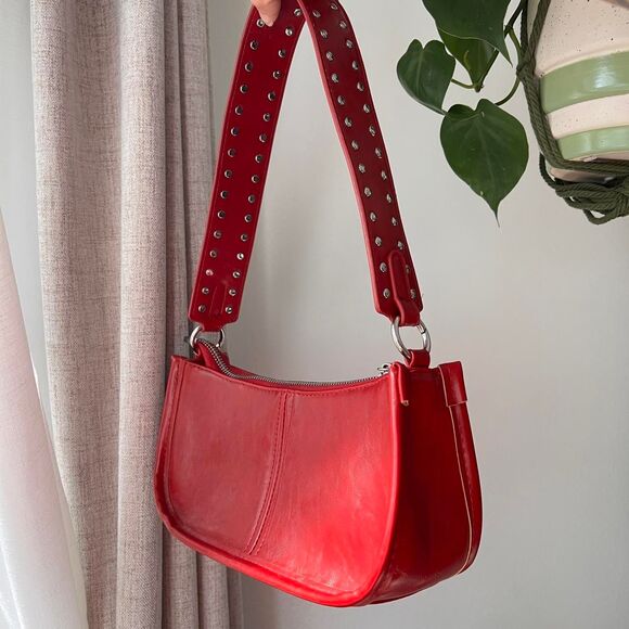 Princess Polly Red Shoulder Bag - Picture 1 of 7